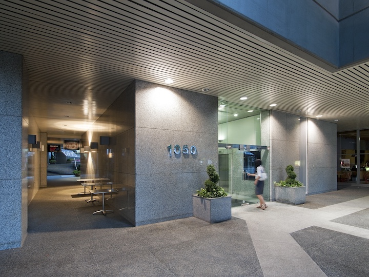 1050 West Pender building detail